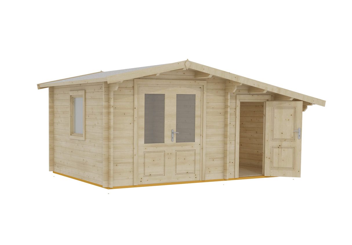 Shire Deko 16x10 44mm Log Cabin