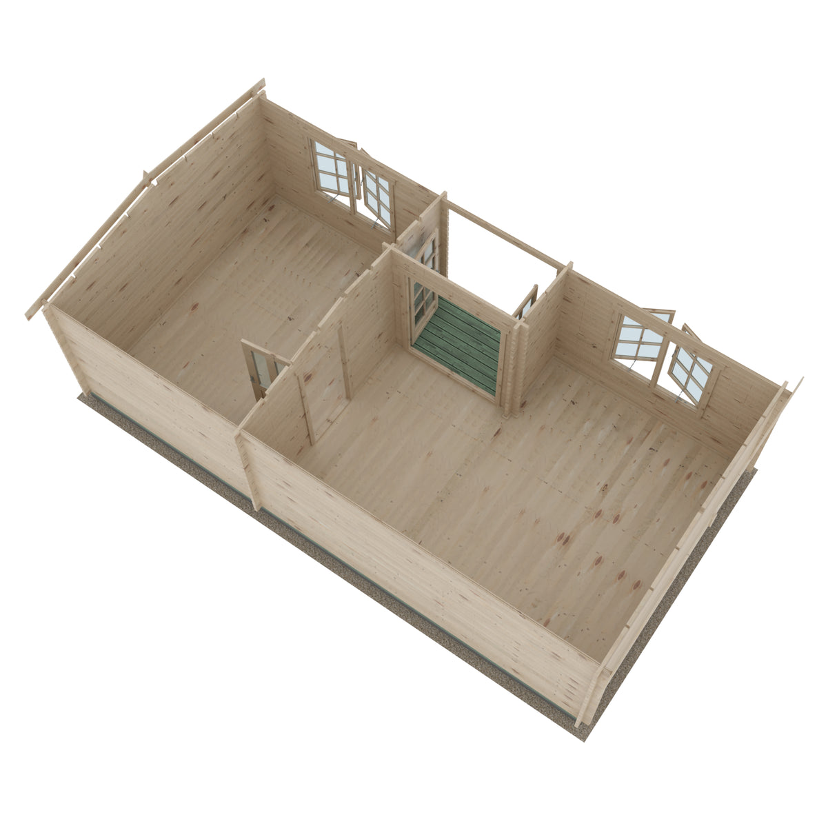 Shire Elveden 14x26 44mm Log Cabin