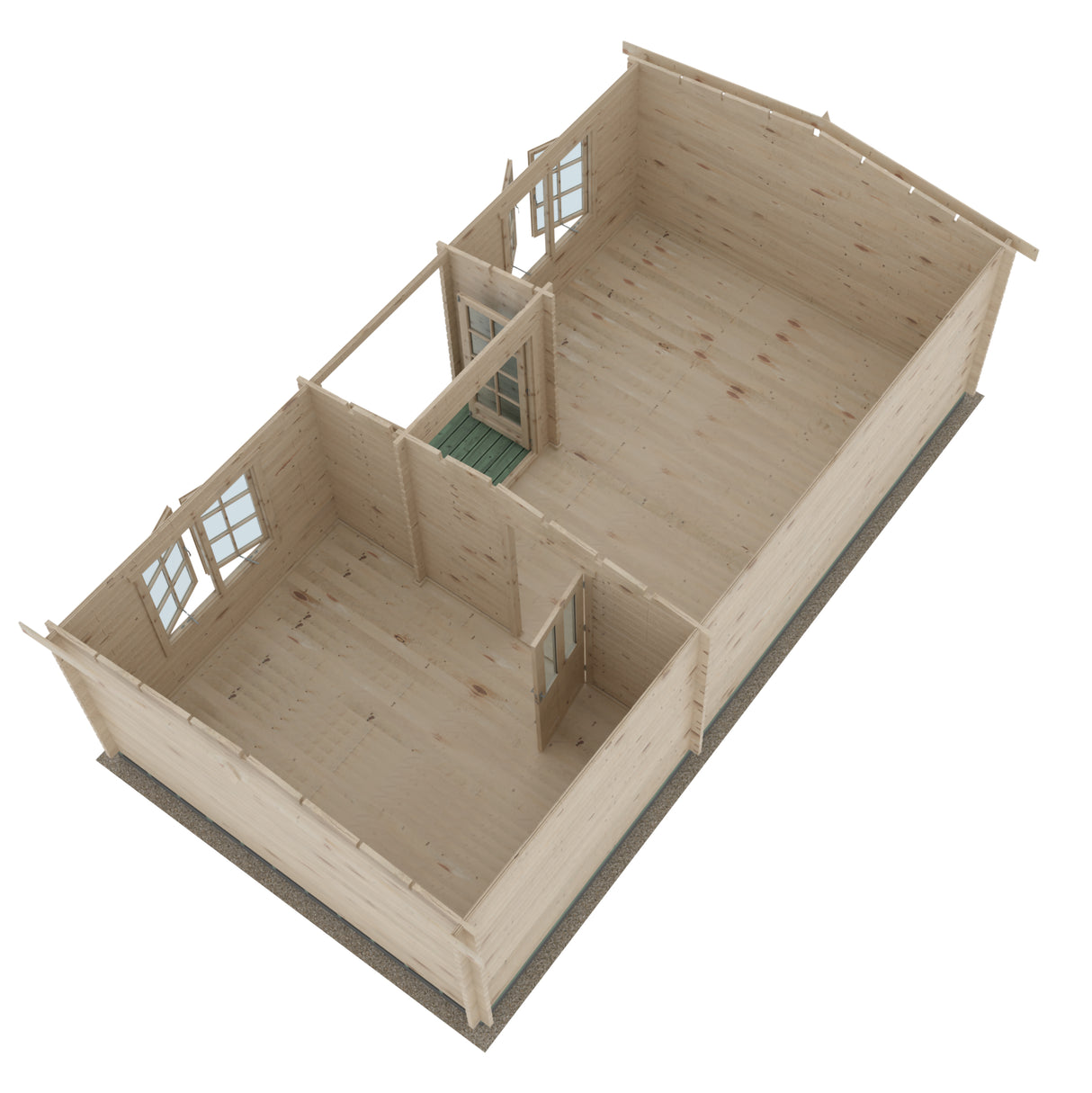 Shire Elveden 14x26 44mm Log Cabin