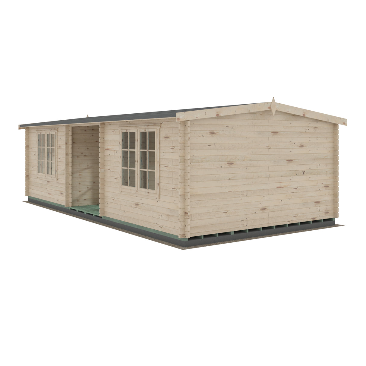 Shire Elveden 14x26 44mm Log Cabin