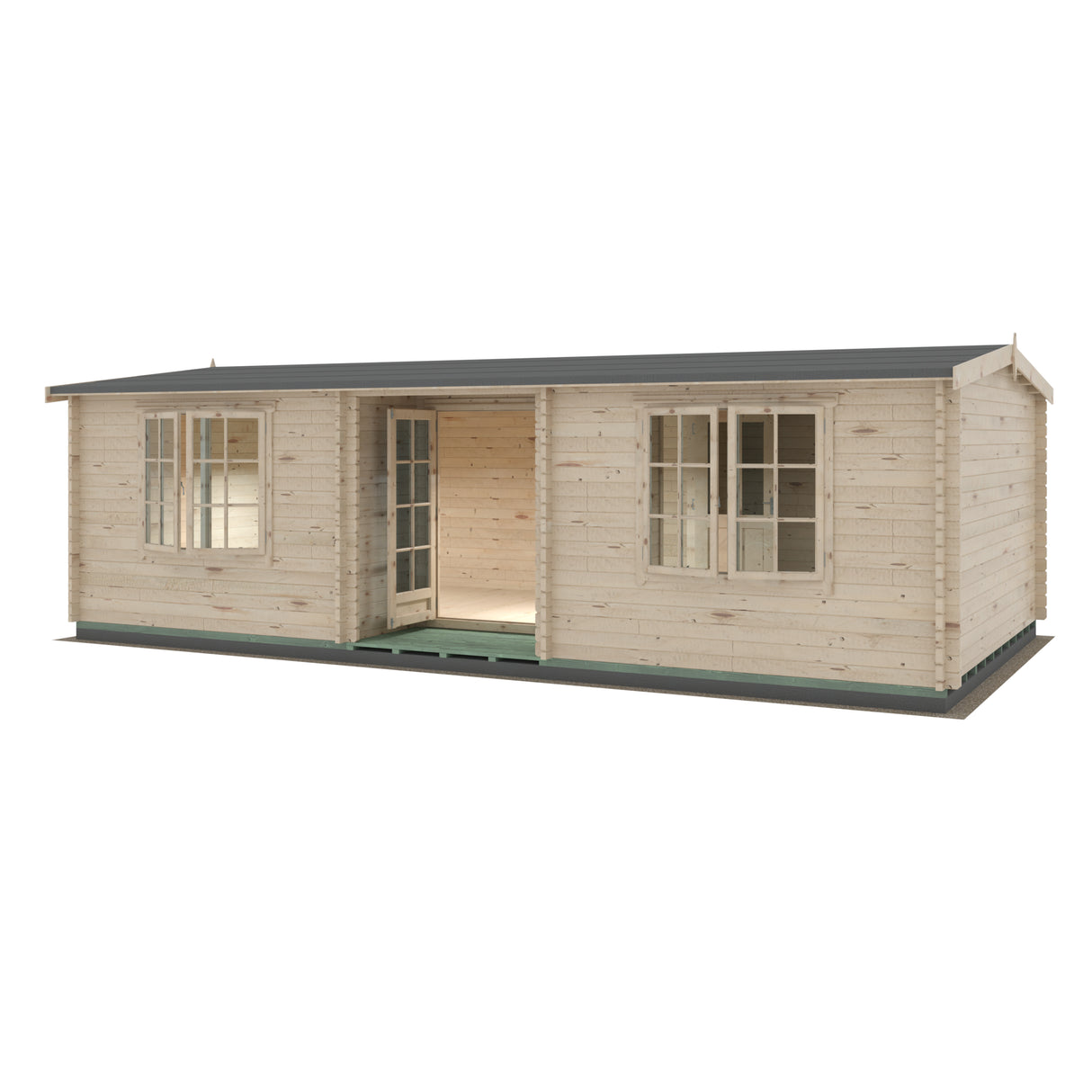 Shire Elveden 14x26 44mm Log Cabin