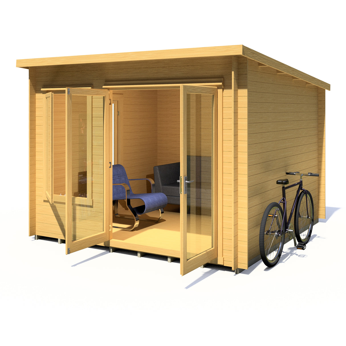 Shire Emmeth 10x10 Log Cabin