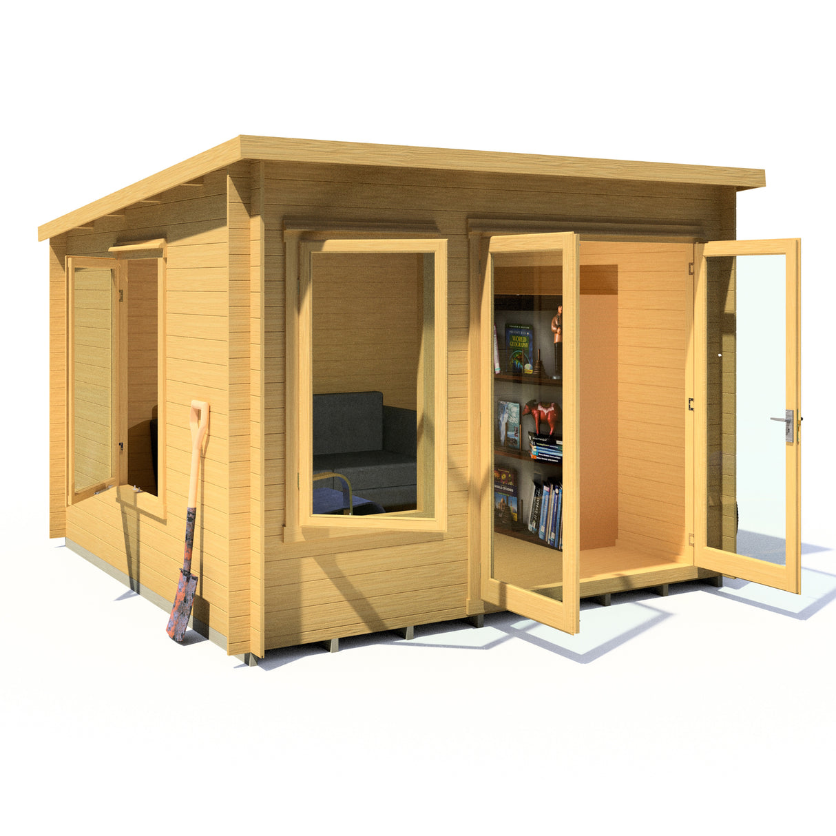 Shire Emmeth 10x10 Log Cabin