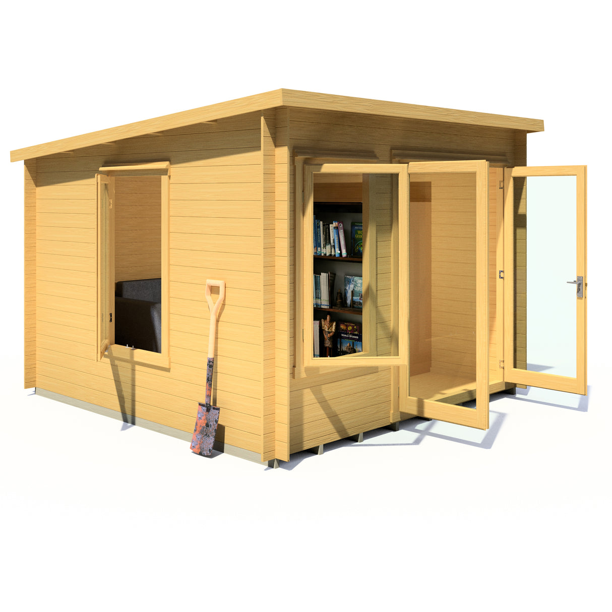 Shire Emmeth 10x10 Log Cabin