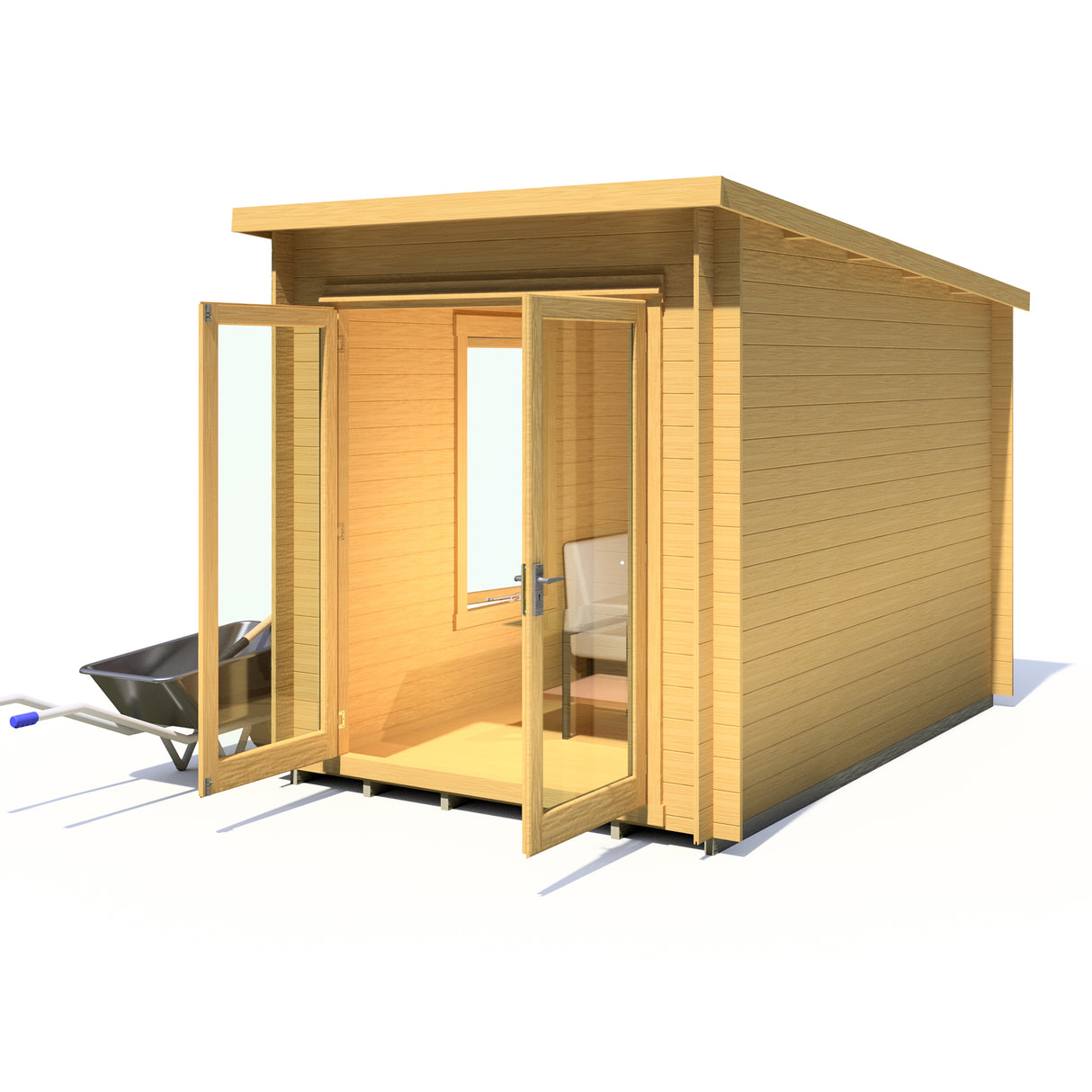 Shire Emmeth 10x7 Log Cabin