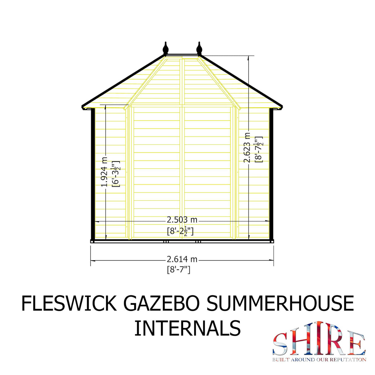 Fleswick 8 ft x 6 ft Summerhouse