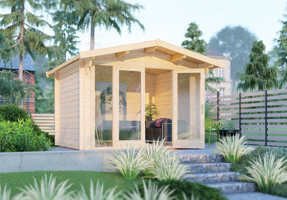 Shire Faversham 10x10 44mm Log Cabin