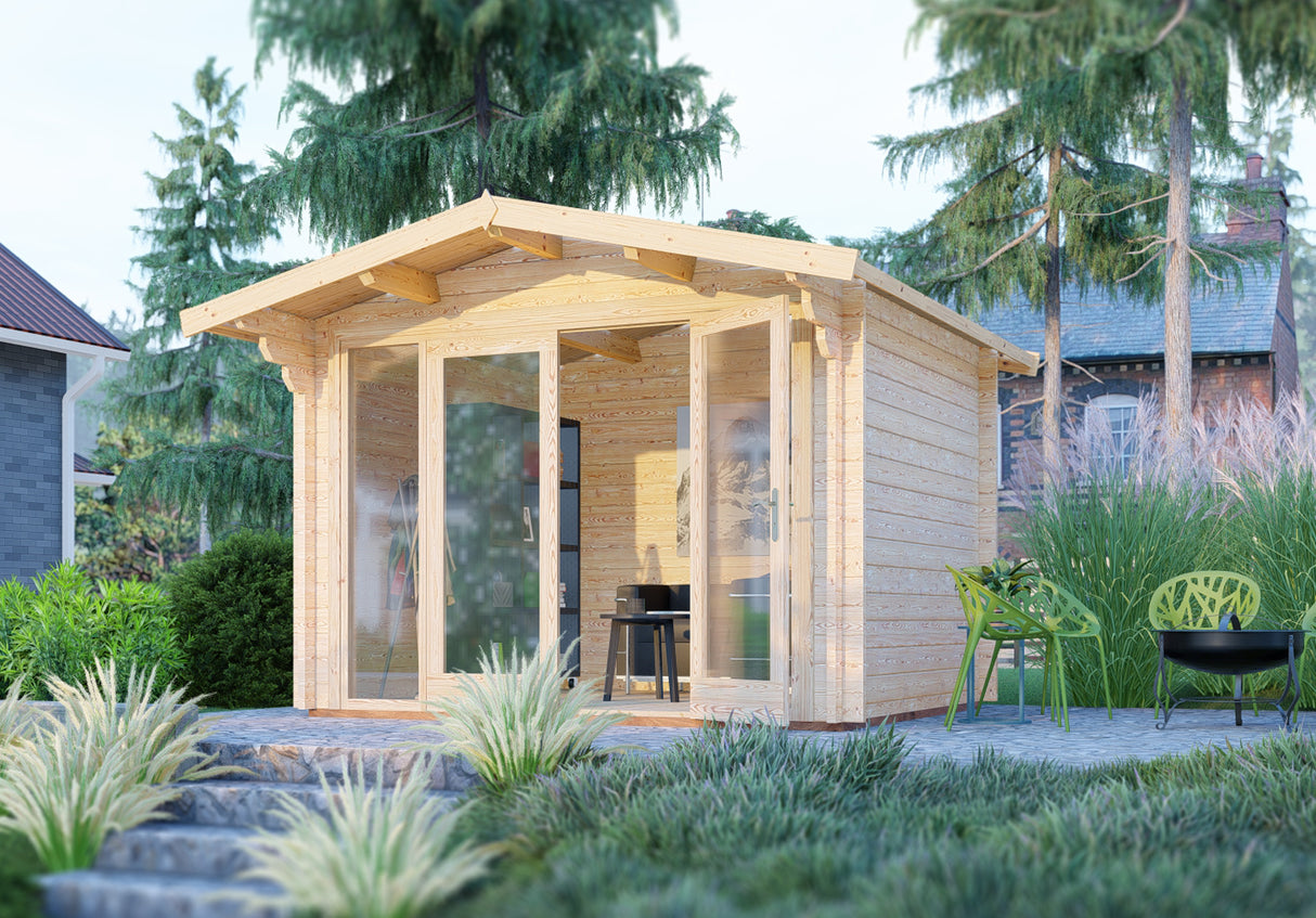 Shire Faversham 10x10 44mm Log Cabin