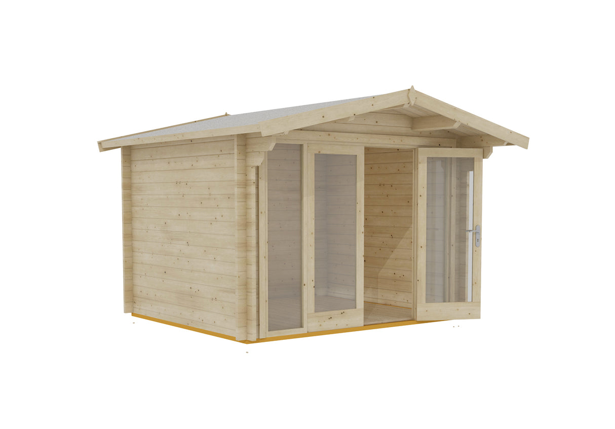 Shire Faversham 10x10 44mm Log Cabin