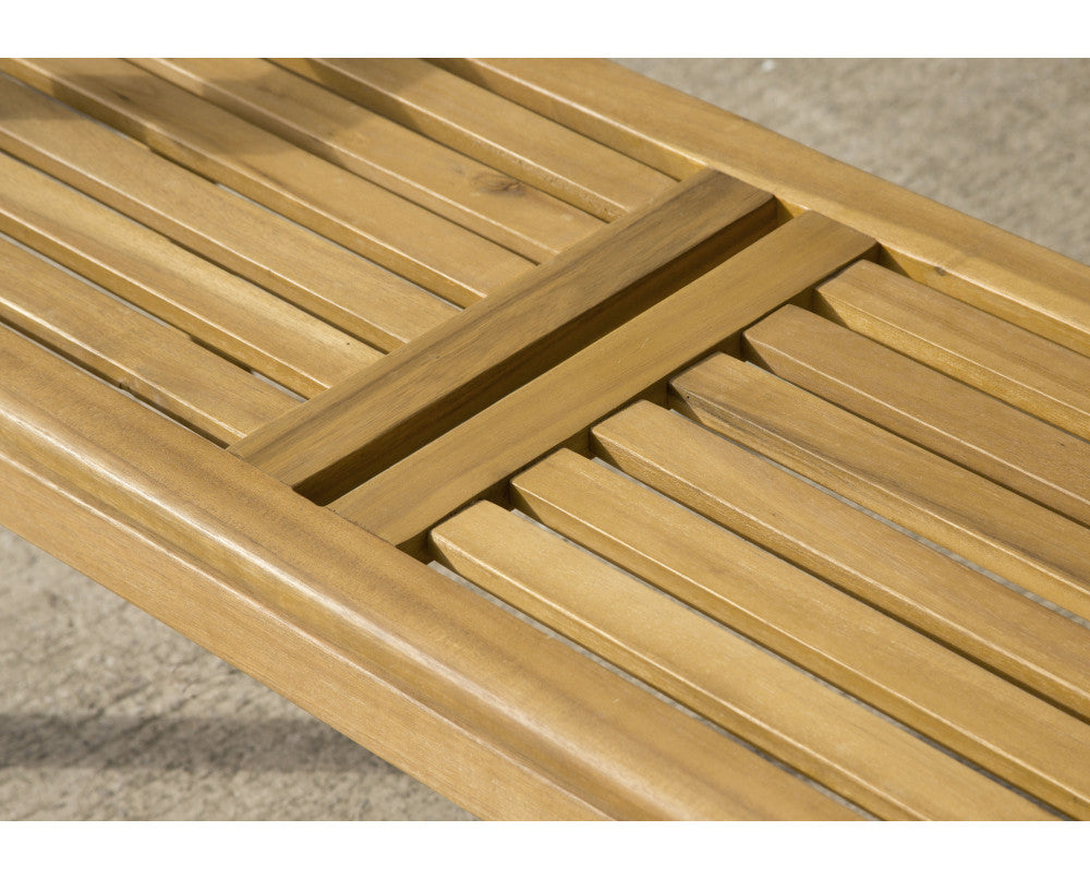 Florence Acacia Hardwood 2 Seater Bench