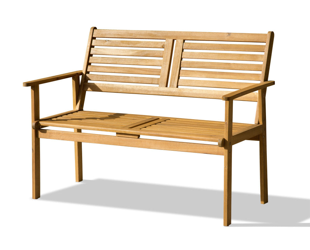 Florence Acacia Hardwood 2 Seater Bench