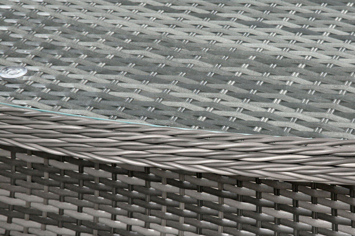 Florida 8 Seat Oval Dining Set with Lazy Susan