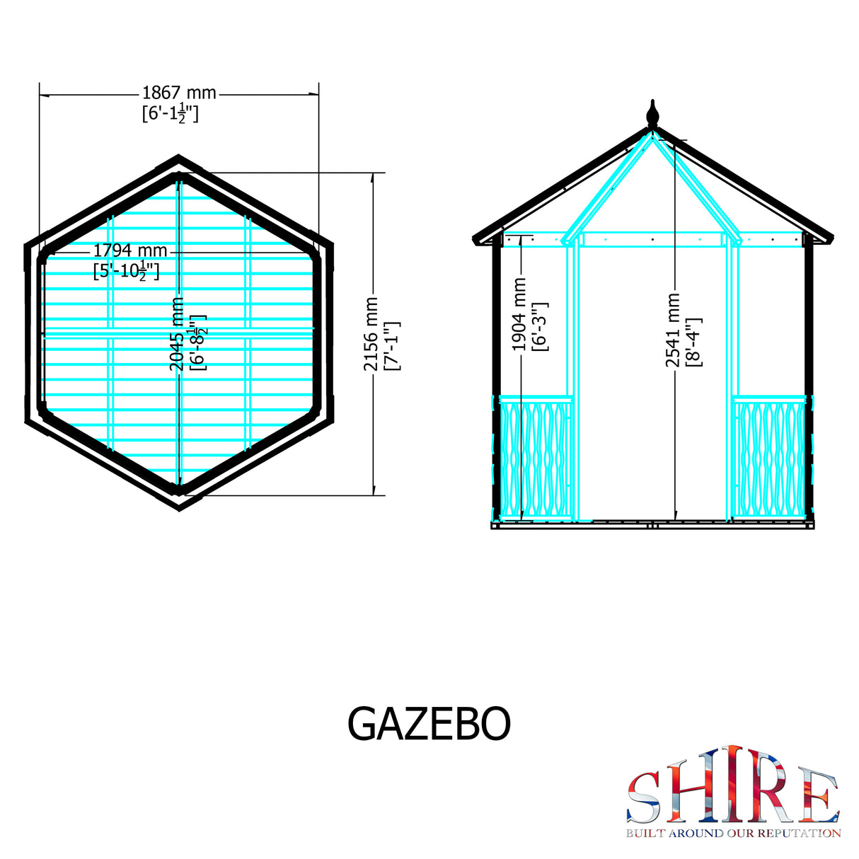 Shire Gazebo Arbour