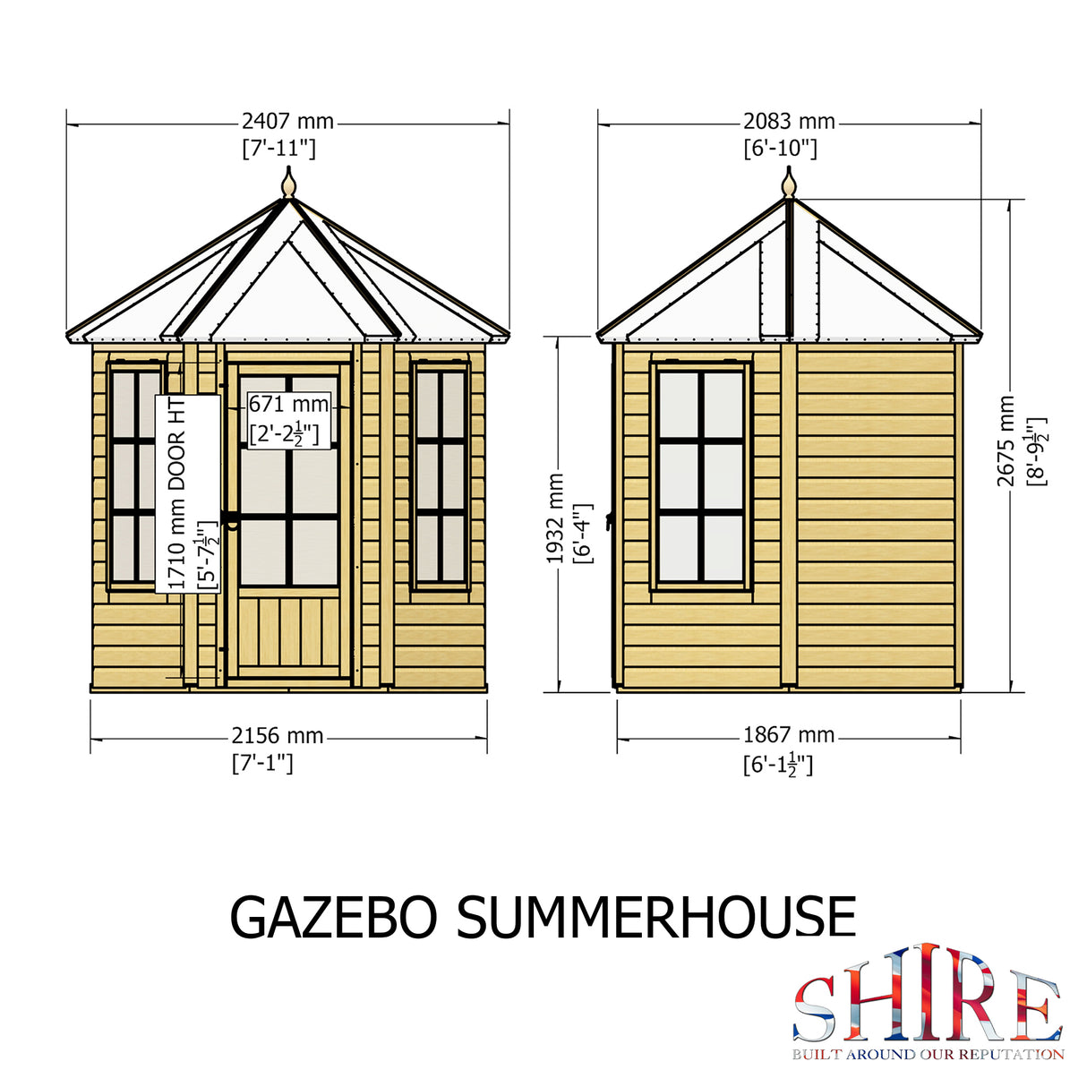 Shire Gazebo Summerhouse