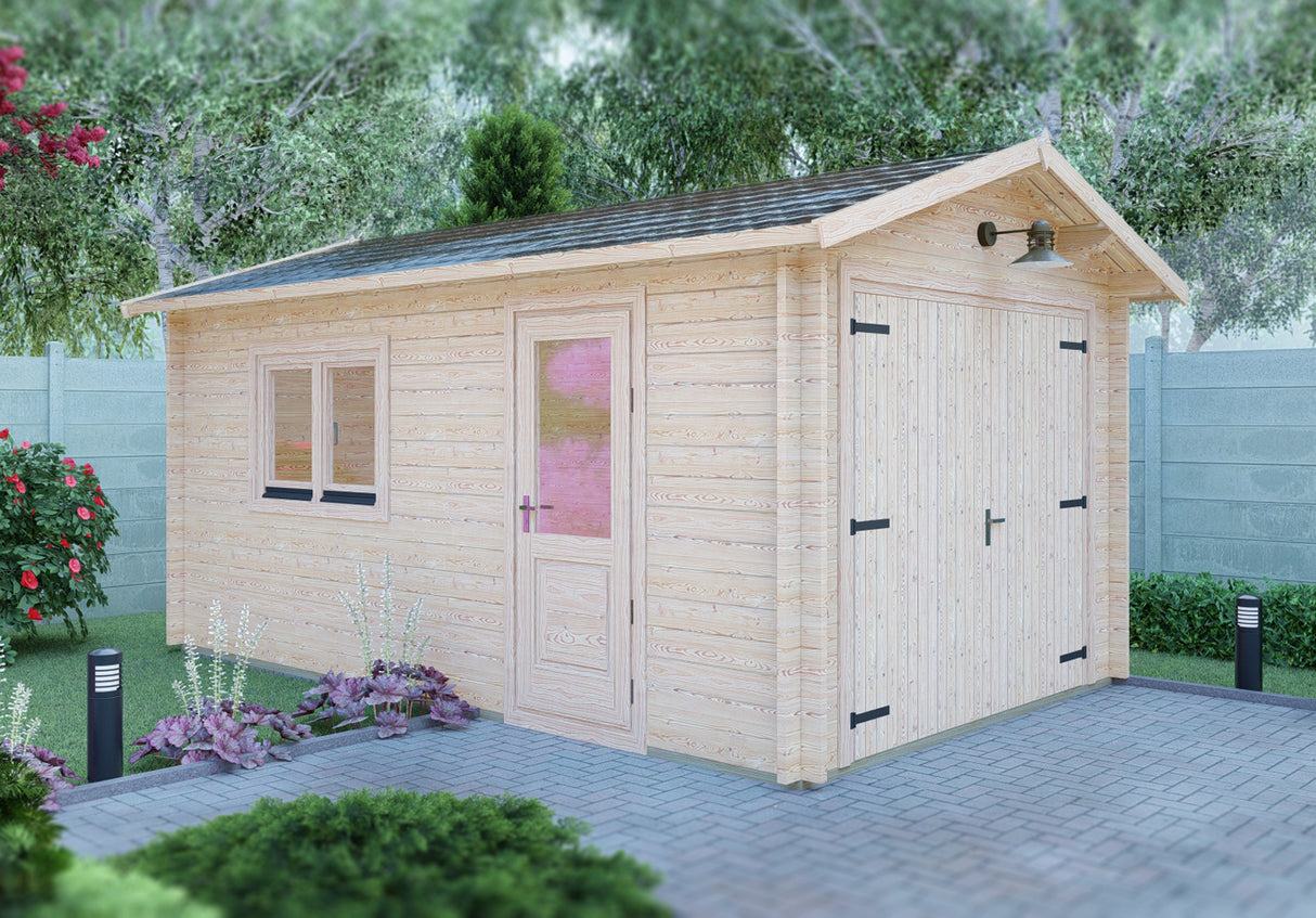 Shire 10x17 Apex 44mm Garage