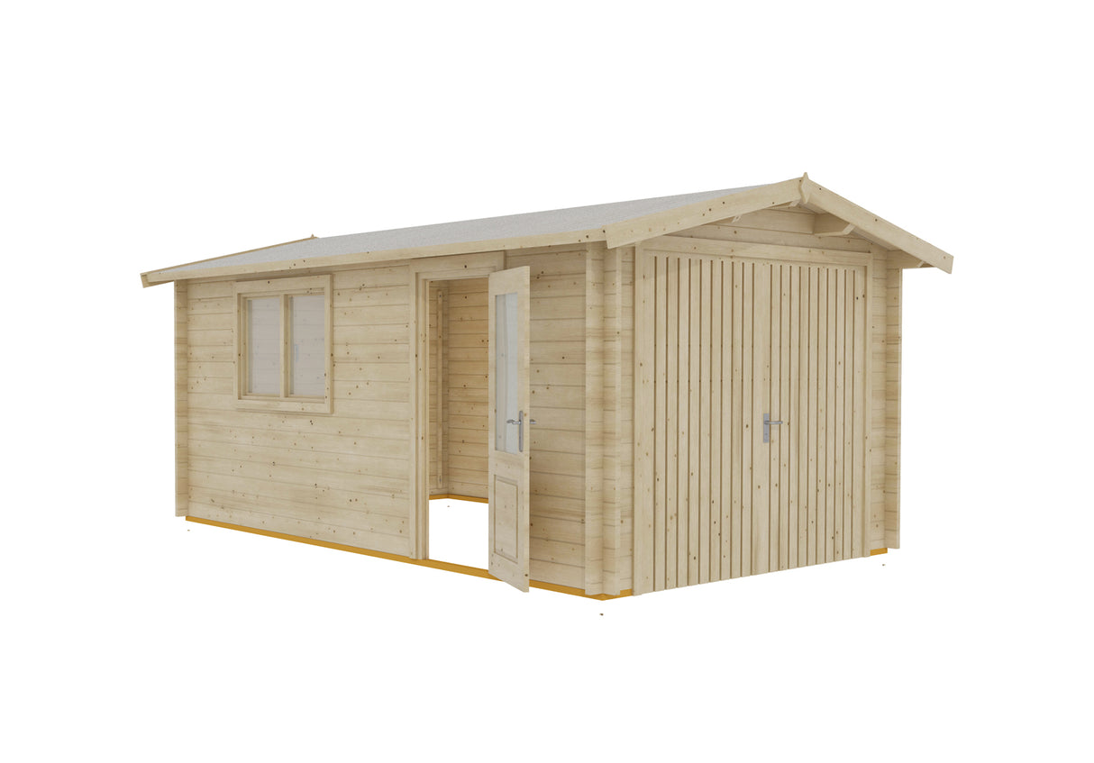 Shire 10x17 Apex 44mm Garage