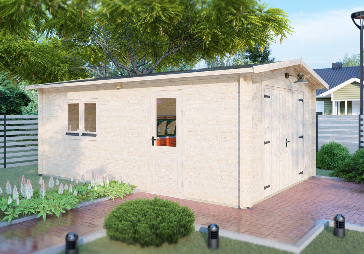 Shire 12x18 Apex 44mm Garage