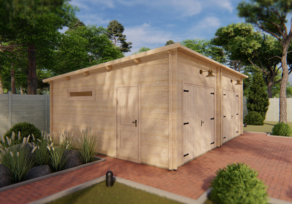 Shire 22x18 Pent 44mm Garage