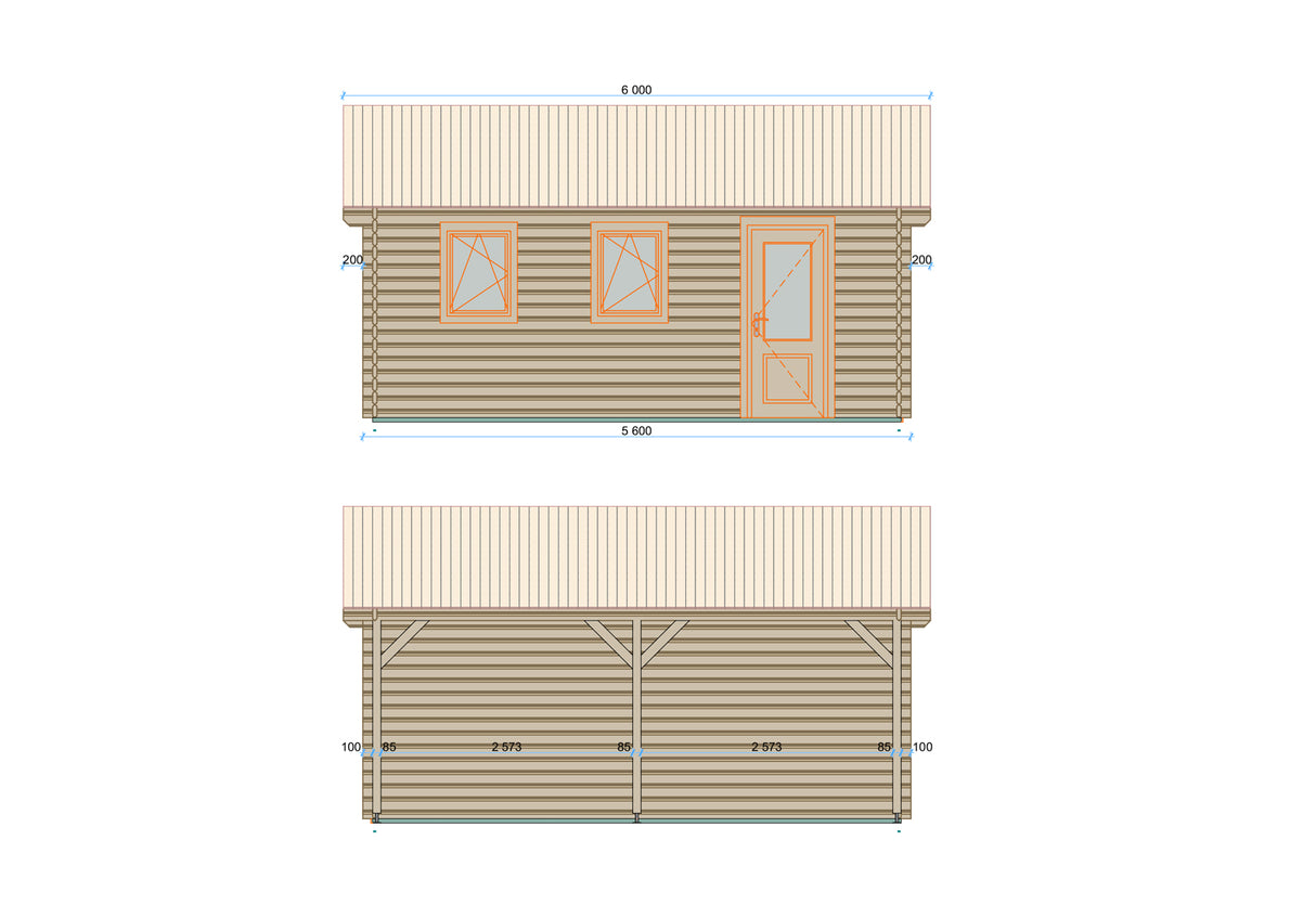 Shire 18x22 44mm Garage & Carport