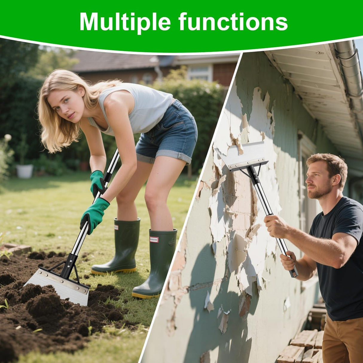 Multifunctional Garden Shovel with Handle