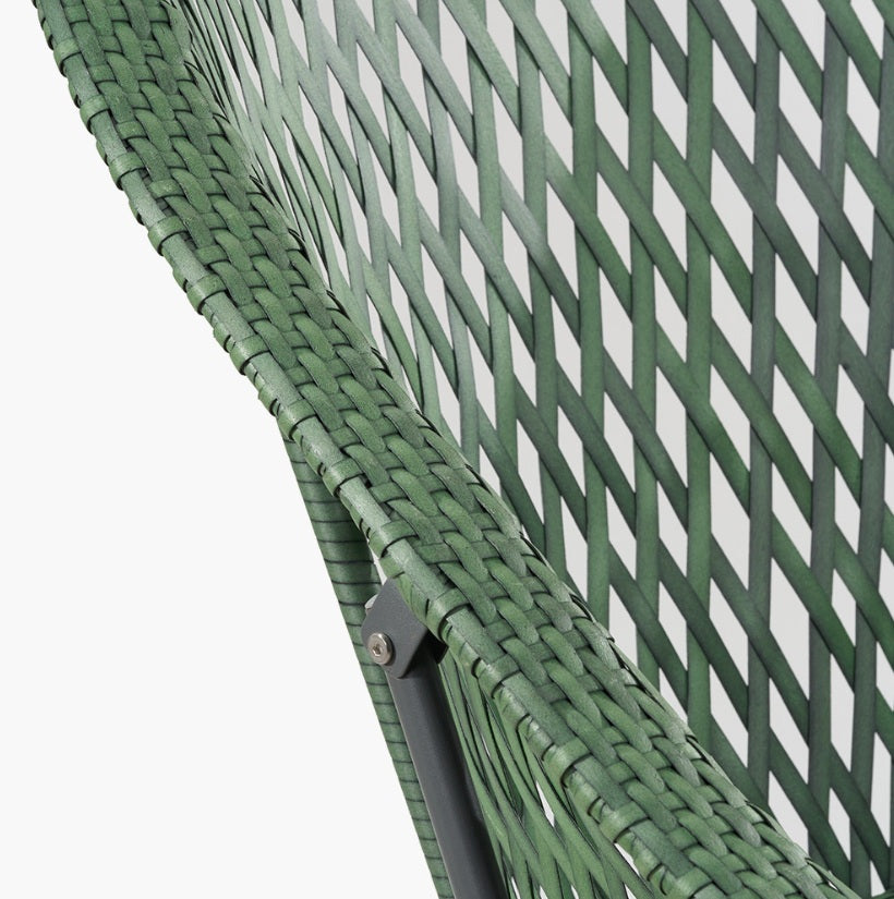 Tobs Outdoor Green Foldable Loungers Set