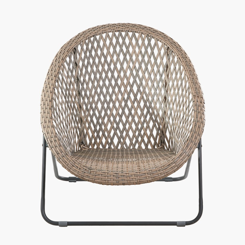 Tobs Outdoor Grey Foldable Loungers Set