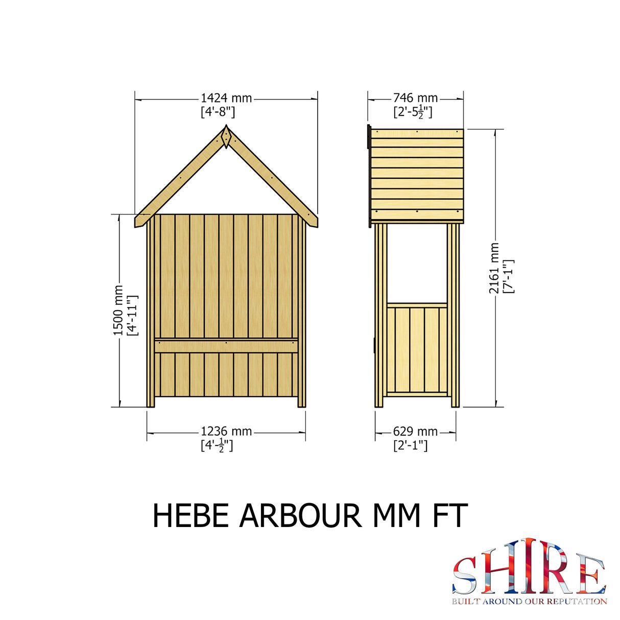 Shire Hebe Arbour