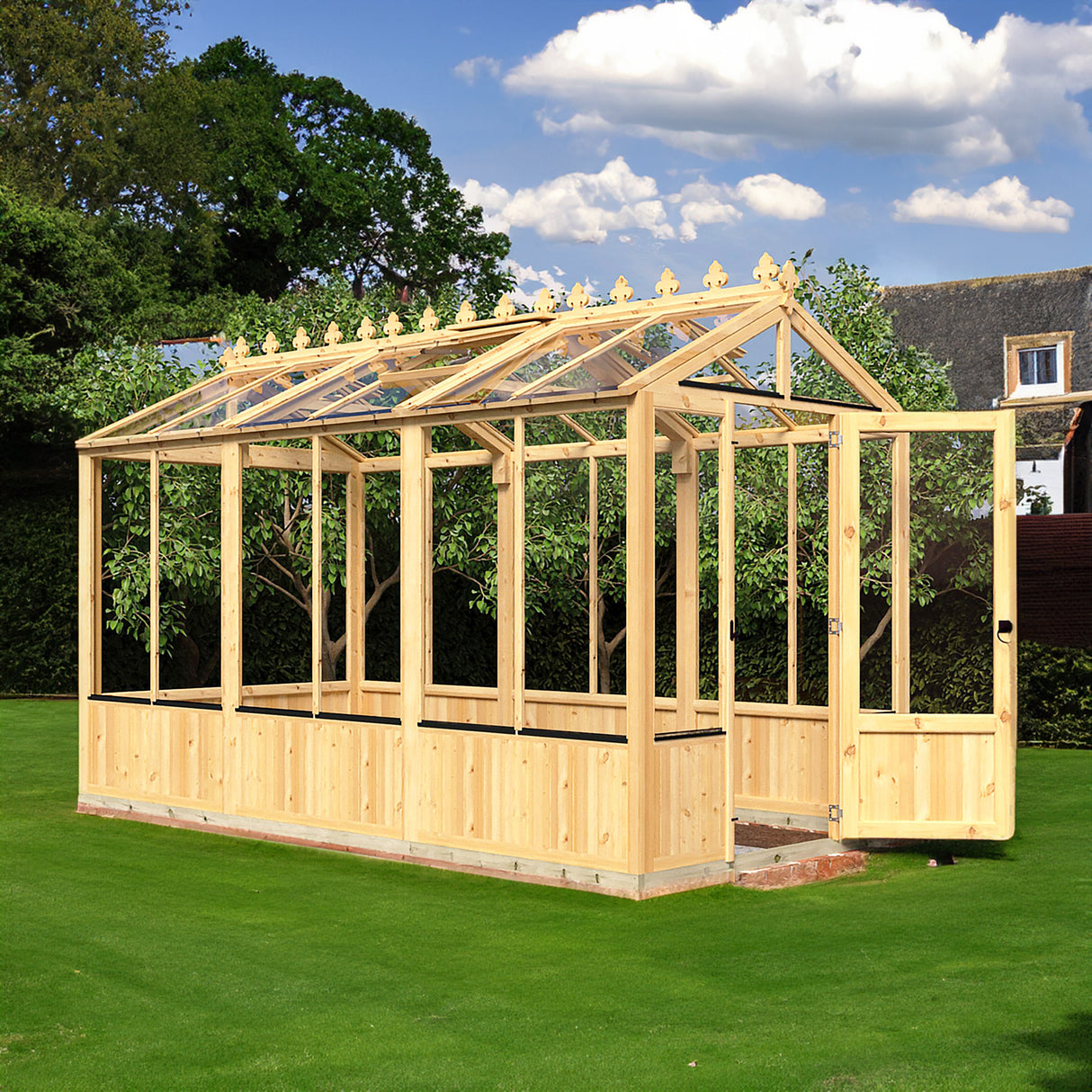 Shire Holkham 6x12 Wooden Greenhouse