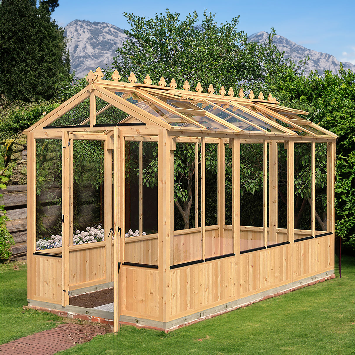 Shire Holkham 6x12 Wooden Greenhouse