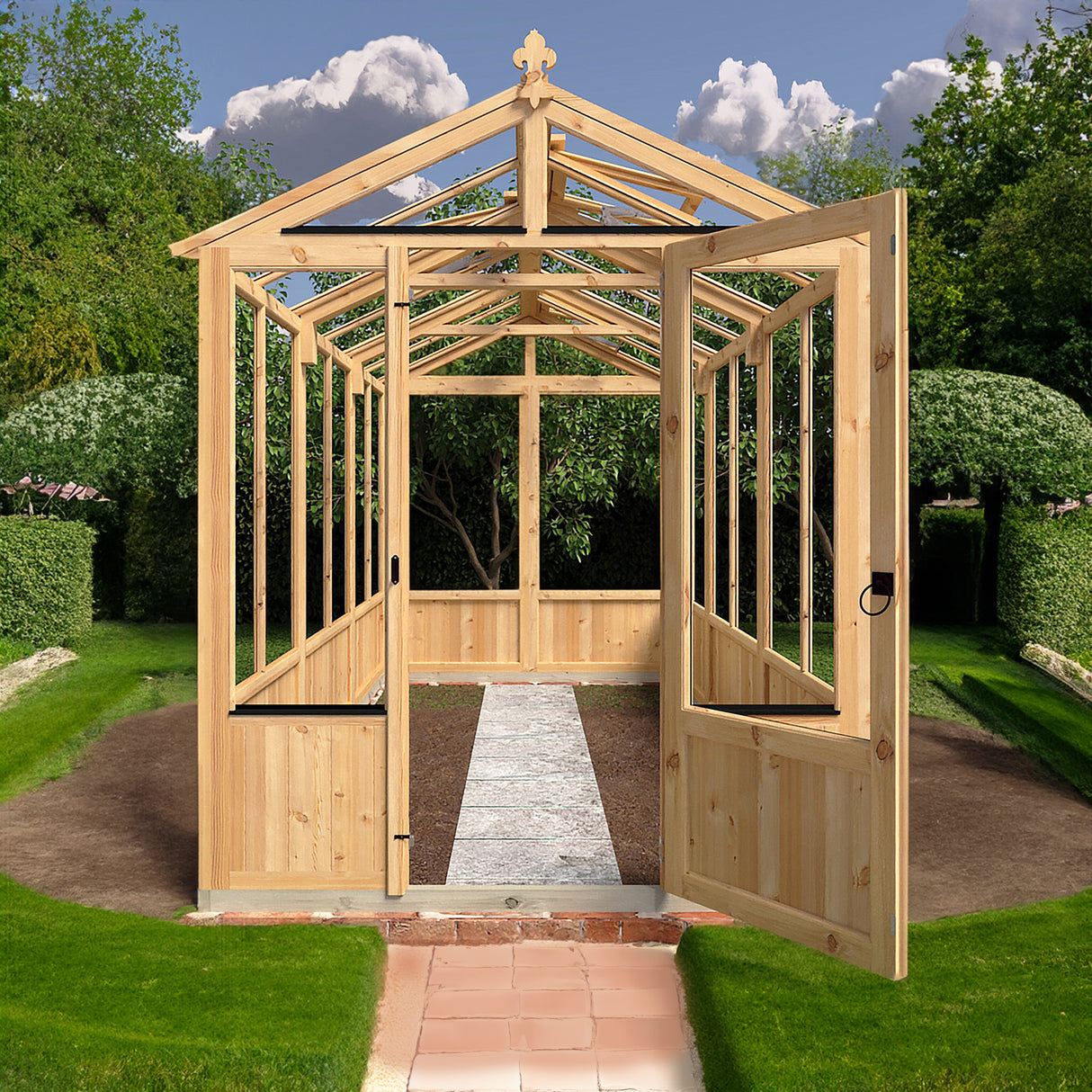 Shire Holkham 6x12 Wooden Greenhouse