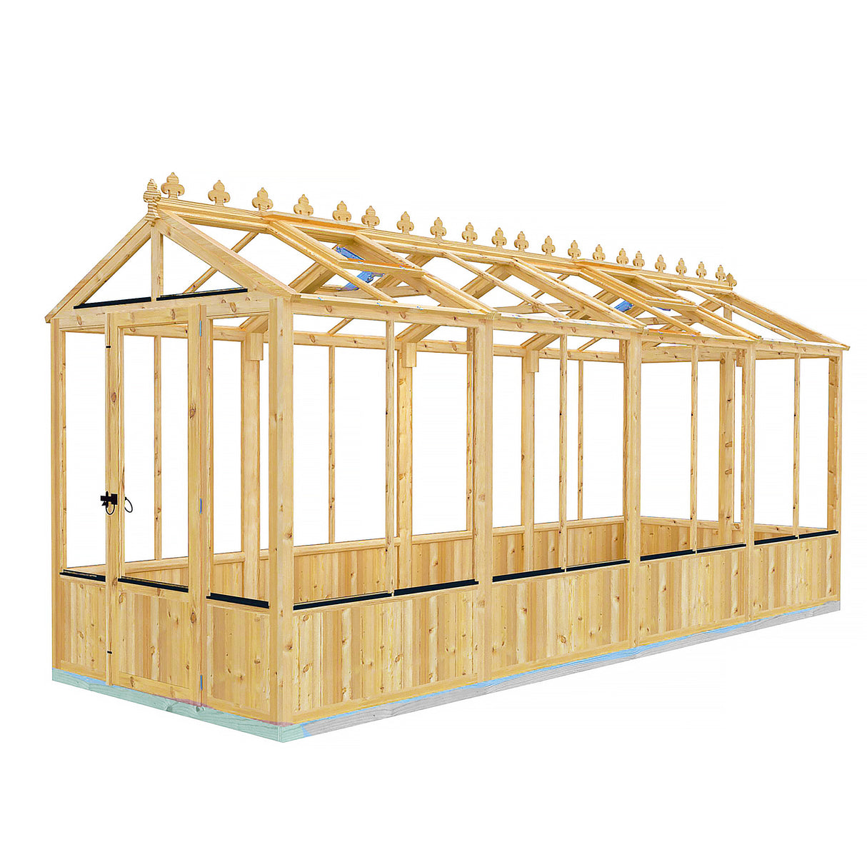 Shire Holkham 6x16 Wooden Greenhouse