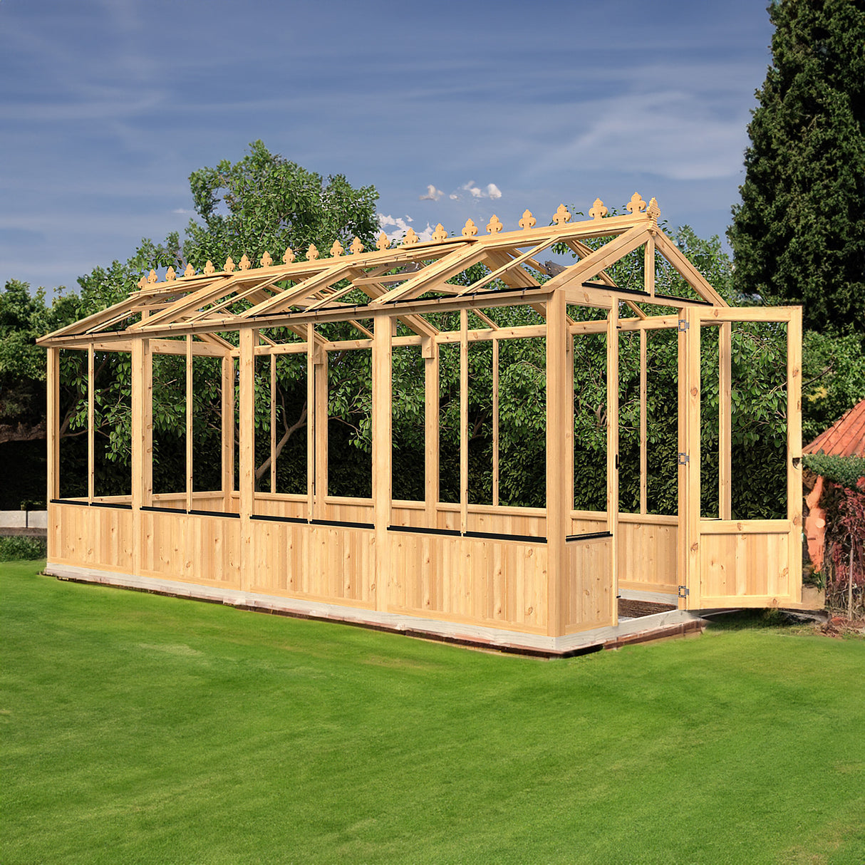 Shire Holkham 6x16 Wooden Greenhouse
