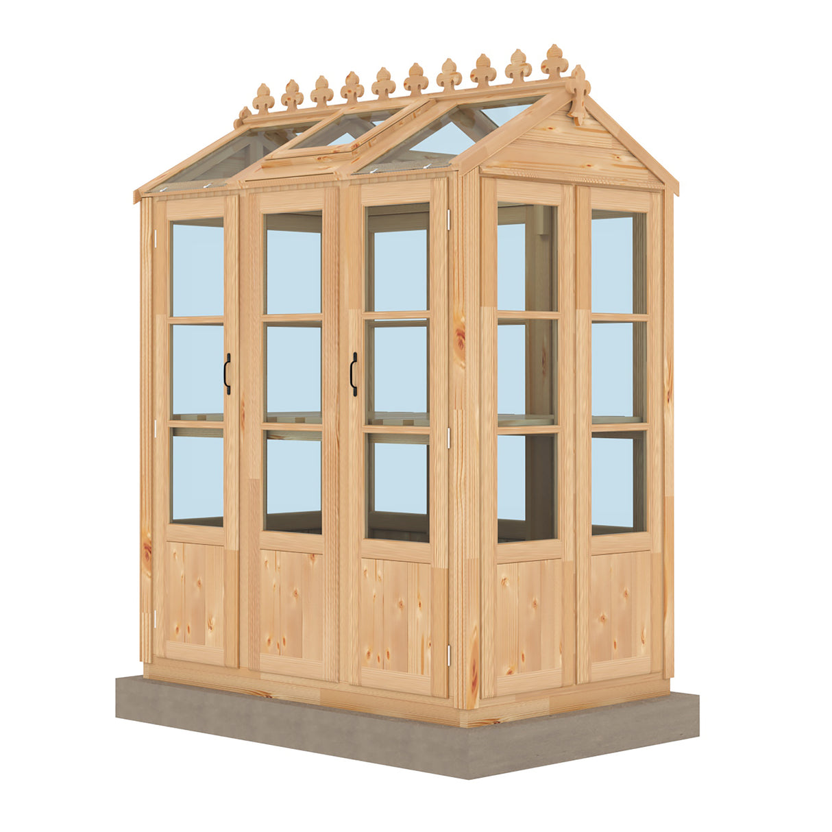 Shire Hemsby 4x6 Wooden Greenhouse