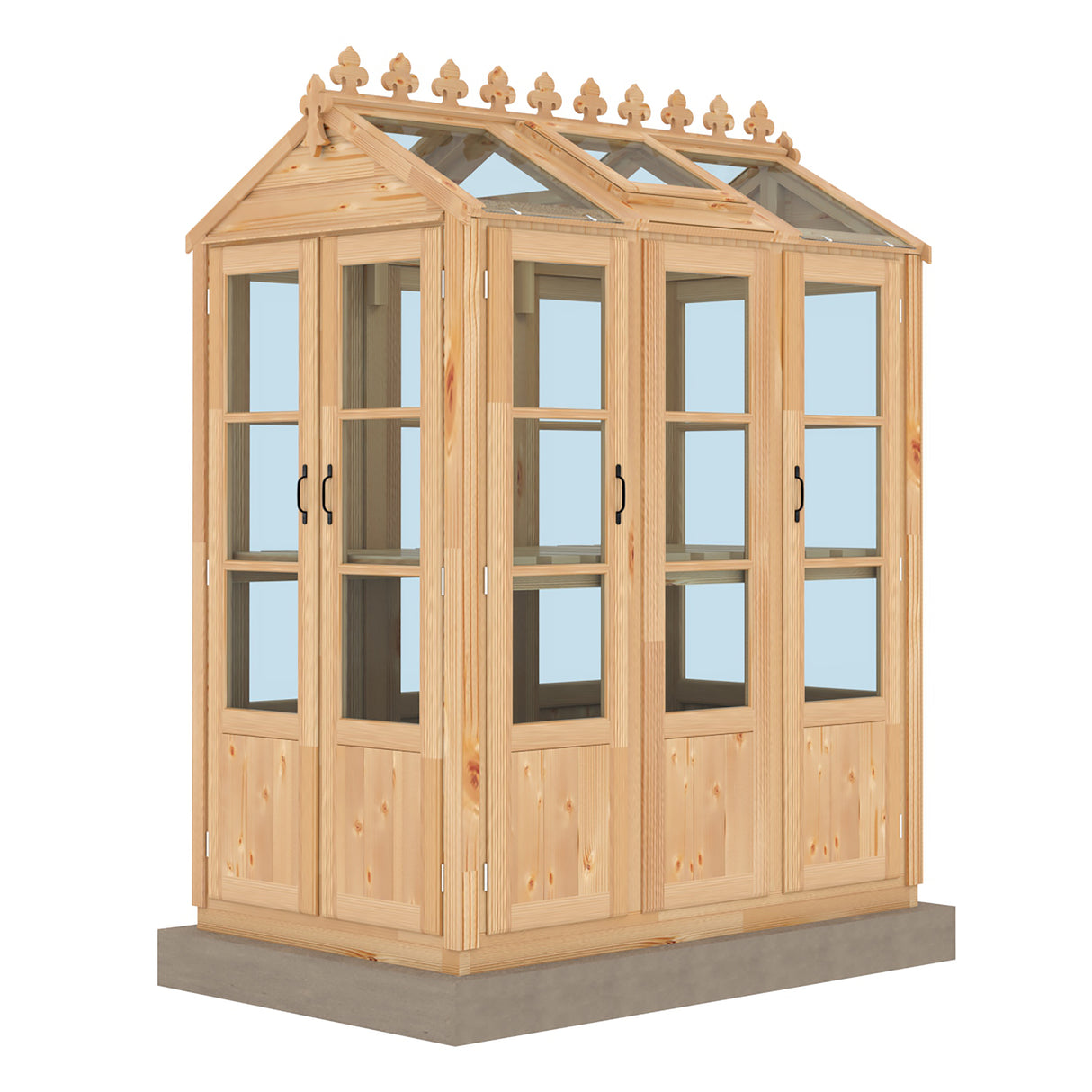 Shire Hemsby 4x6 Wooden Greenhouse