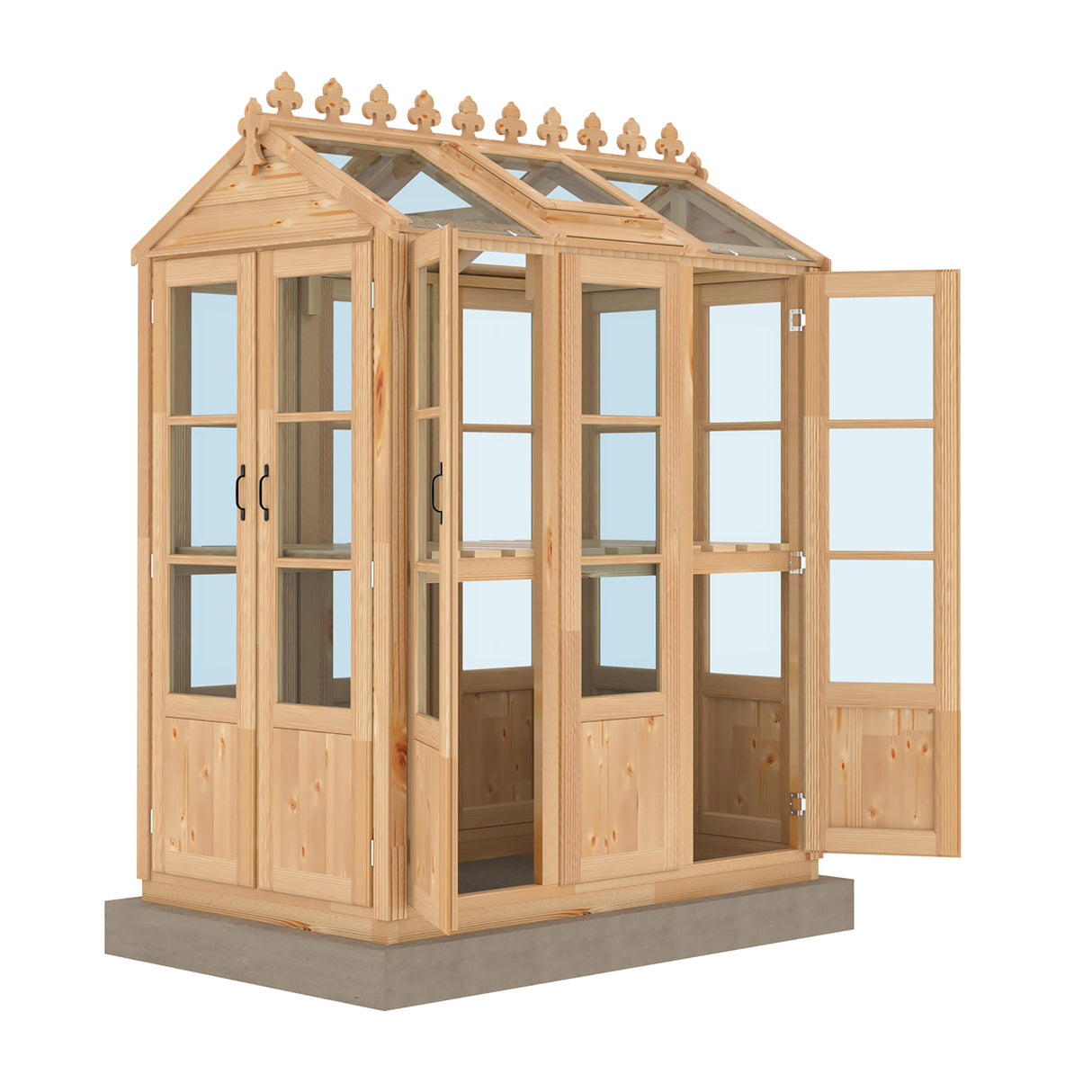 Shire Hemsby 4x6 Wooden Greenhouse