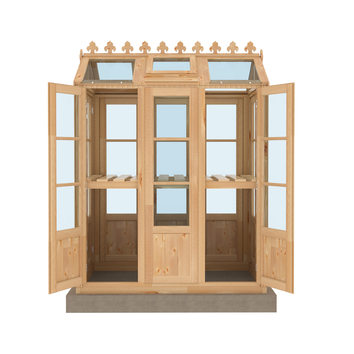 Shire Hemsby 4x6 Wooden Greenhouse