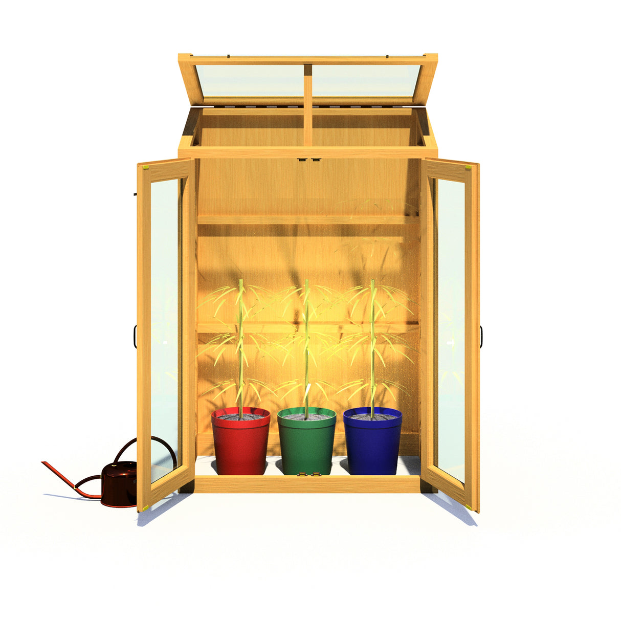 Shire Heydon 3x2 Wooden Greenhouse