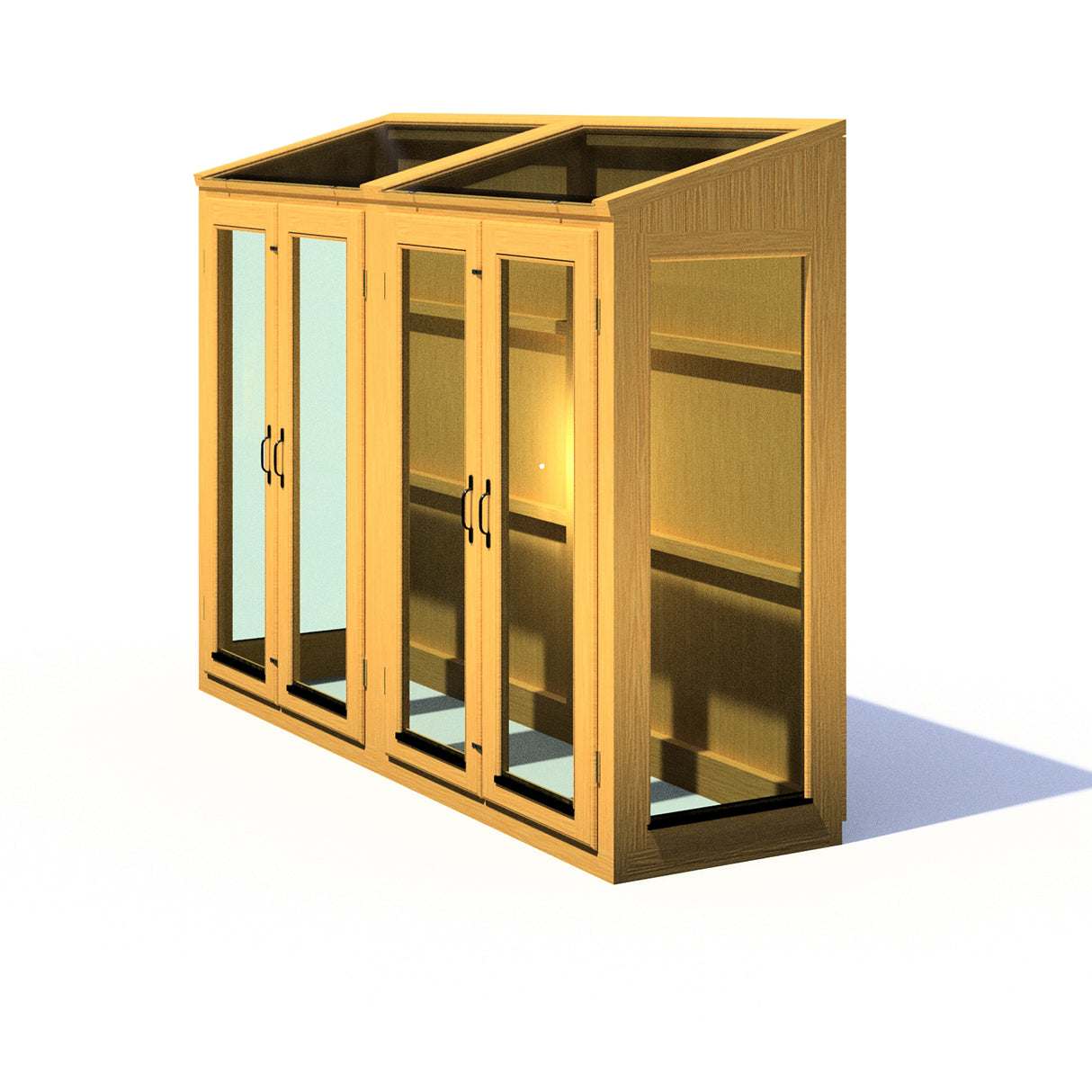 Shire Heydon 7x2 Wooden Greenhouse