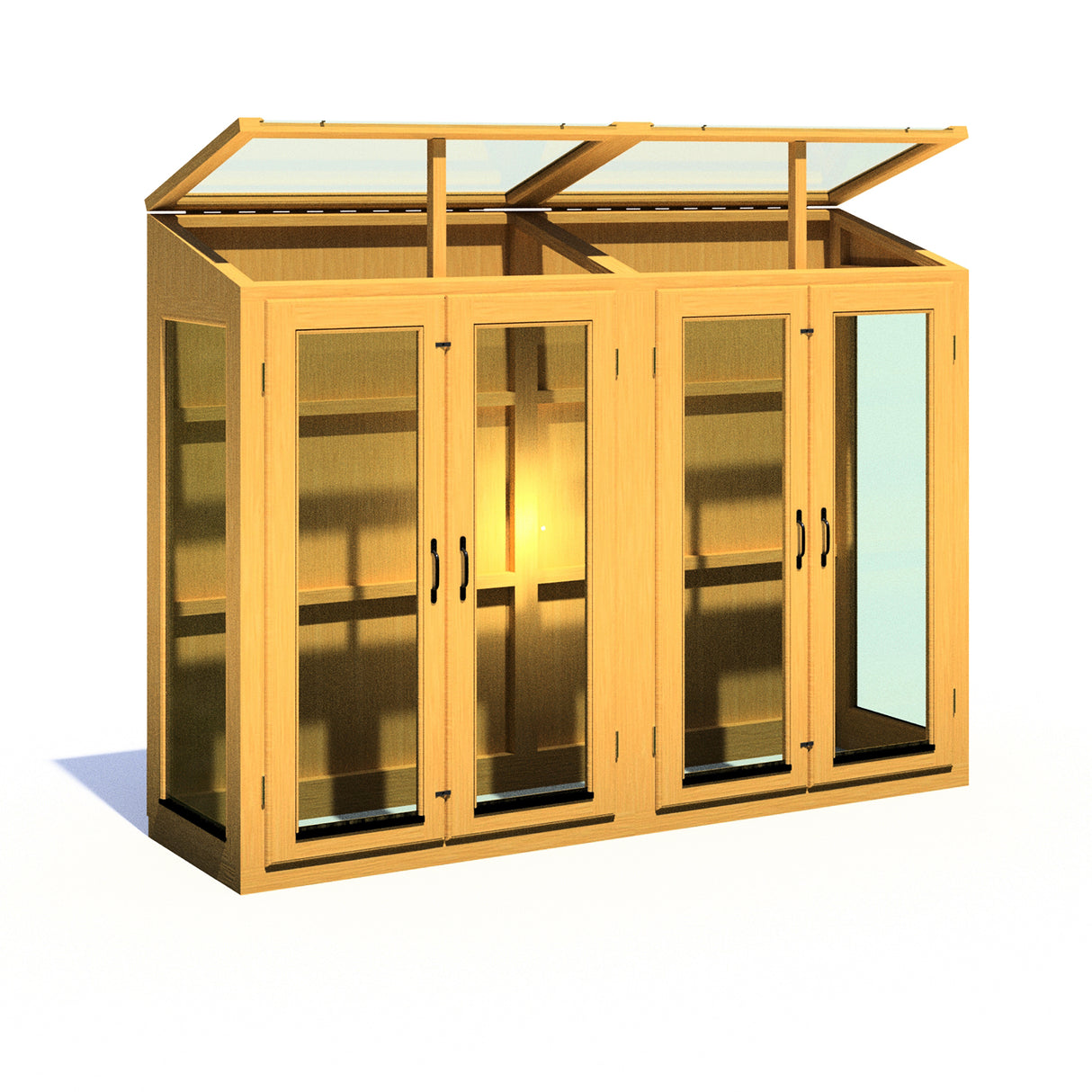 Shire Heydon 7x2 Wooden Greenhouse