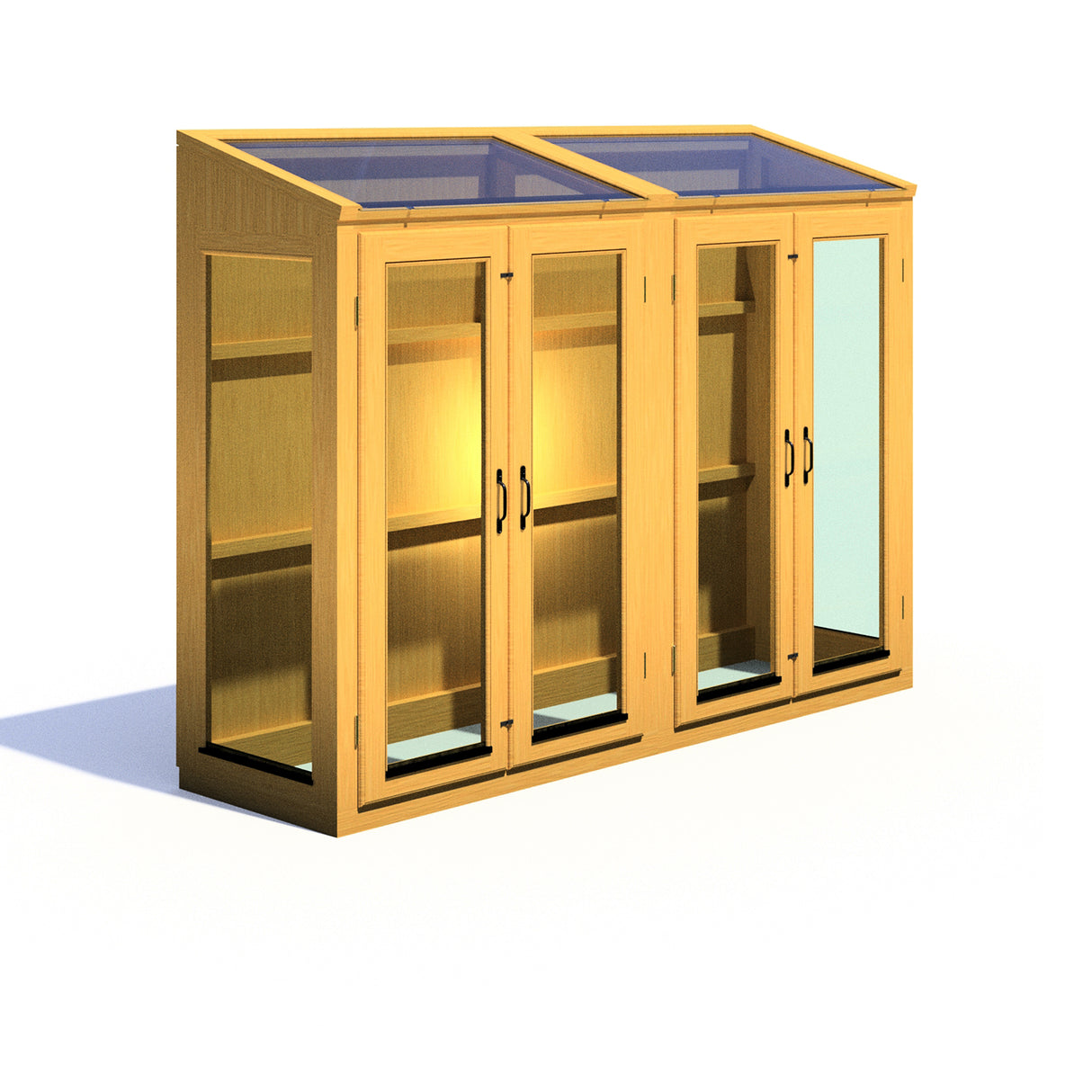 Shire Heydon 7x2 Wooden Greenhouse