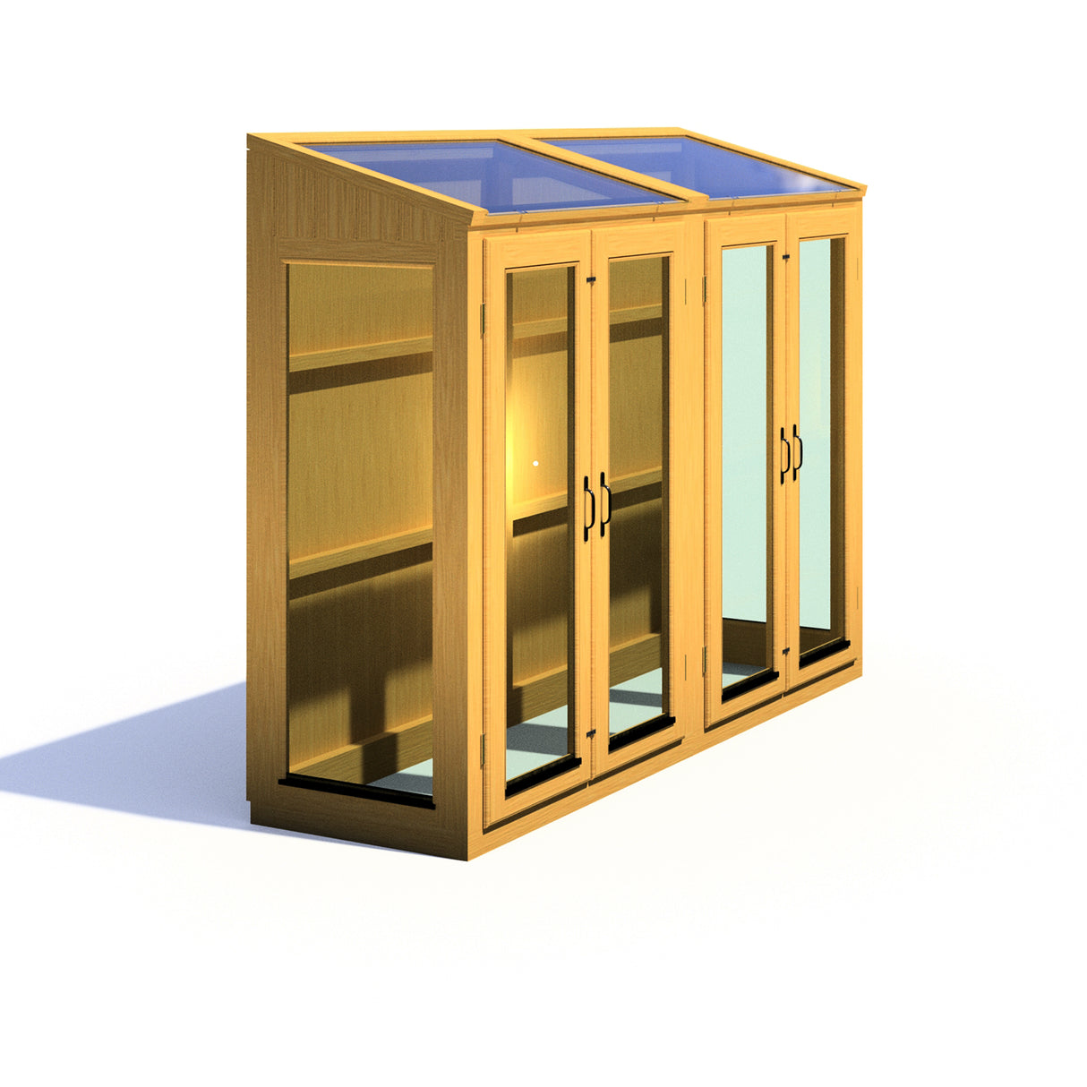 Shire Heydon 7x2 Wooden Greenhouse