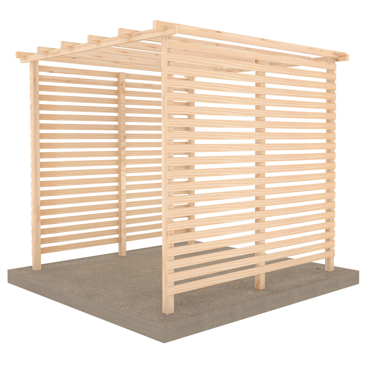 Shire 8x8 Ivy Pergola Kit with Sides