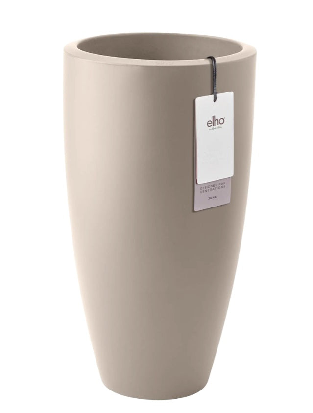 June Round High 40cm Indoor / Outdoor Plant Pot - Balanced Beige