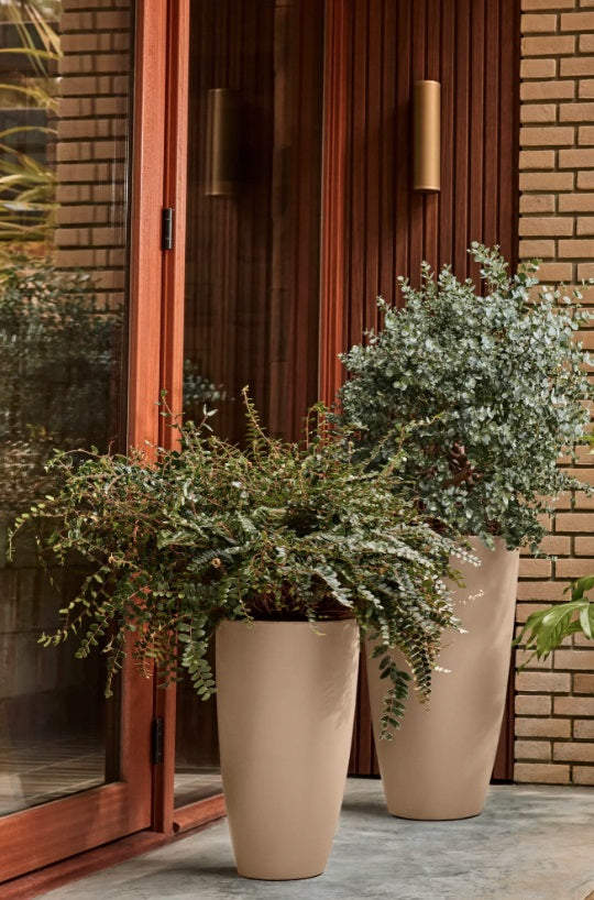June Round High 40cm Indoor / Outdoor Plant Pot - Balanced Beige