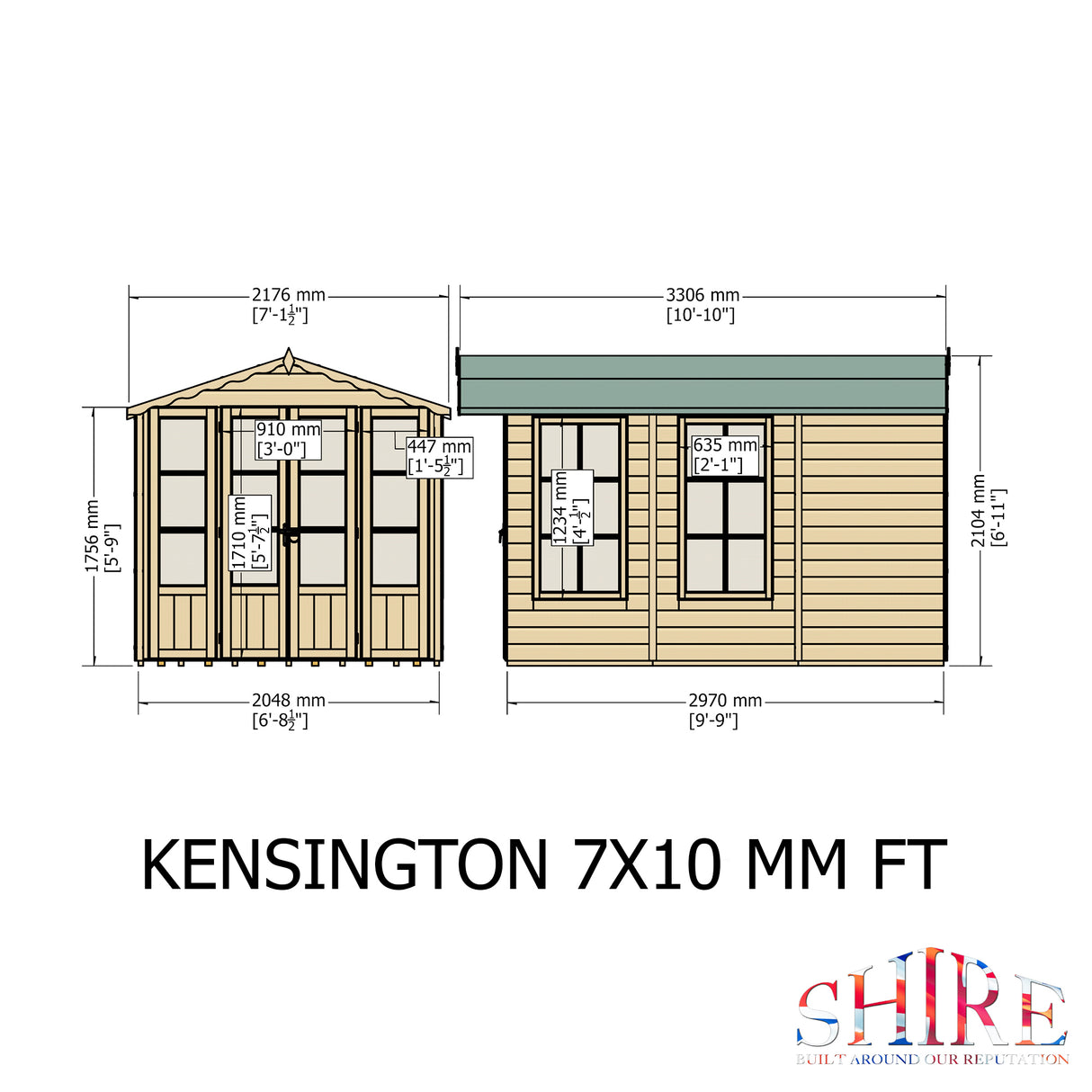 Shire Kensington 7x10 Summerhouse