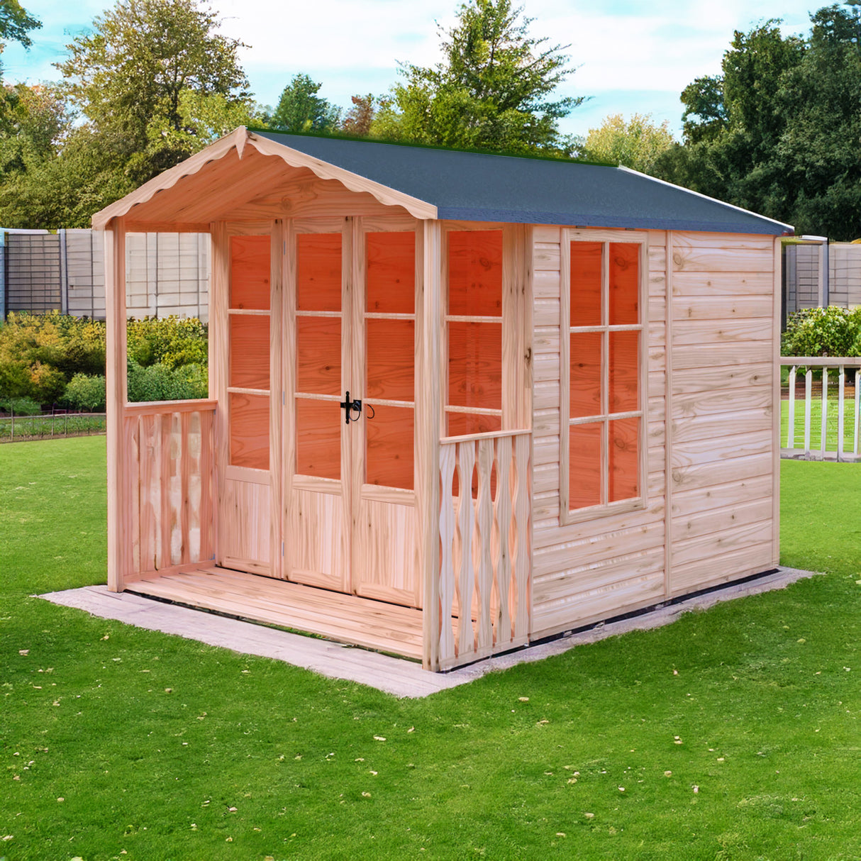 Shire Kensington 7x7 Summerhouse with Verandah