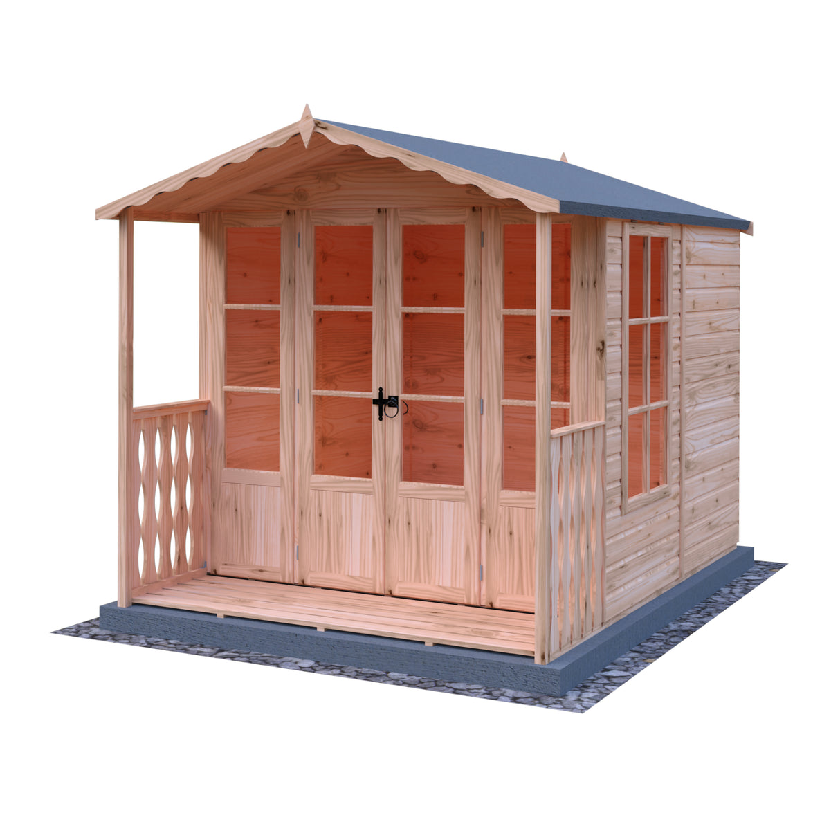 Shire Kensington 7x7 Summerhouse with Verandah