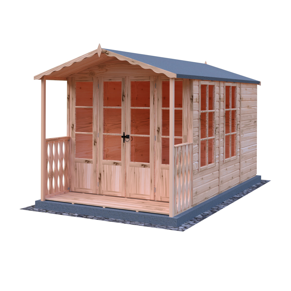 Shire Kensington 7x10 Summerhouse with Verandah