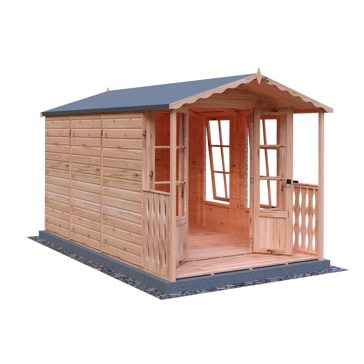 Shire Kensington 7x10 Summerhouse with Verandah