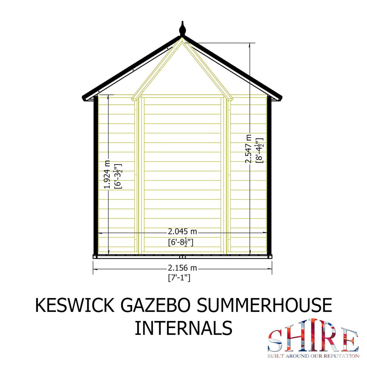 Keswick 6 ft x 6 ft Summerhouse